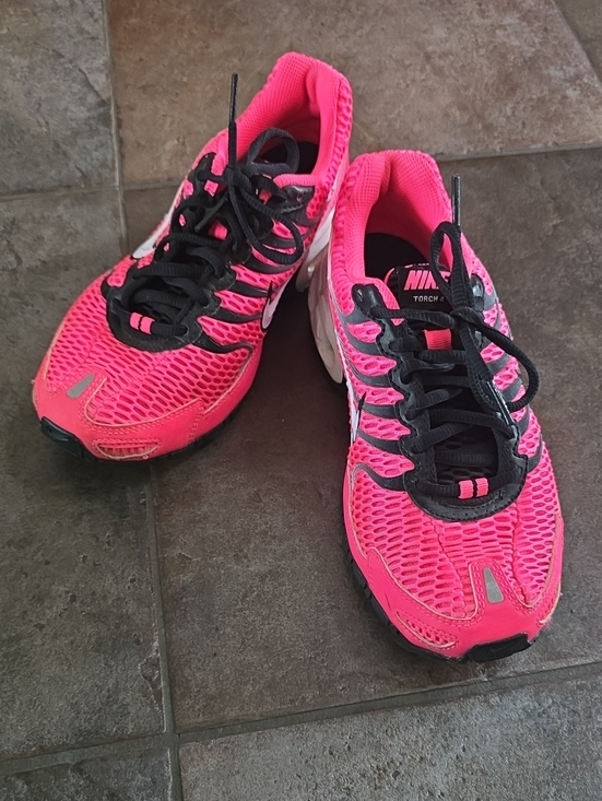 Shoes - Nike Women’s Pink and Black Athletic Running Shoes